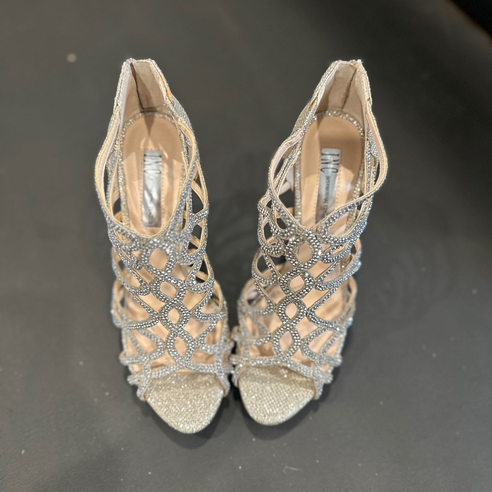 Silver Sparkling Shoes